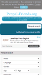 Mobile Screenshot of penpal-friends.org