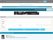 Tablet Screenshot of penpal-friends.org
